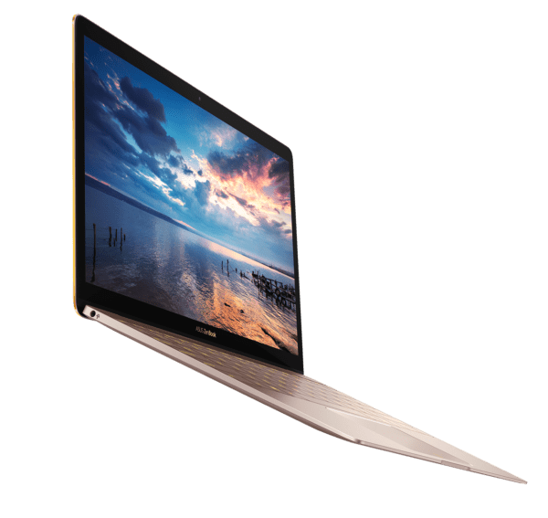 ASUS ZenBook 3_UX390_slim bezel display with wide viewing angle